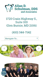 Mobile Screenshot of dentist-glen-burnie.com